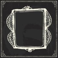 Doodle frame Chalkboard N12