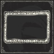 Doodle frame Chalkboard N14