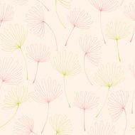 Colorful floral seamless abstract pattern background