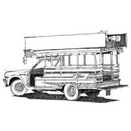 Vintage Taxi sketchbook