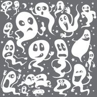 Halloween Ghosts Background