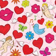 Love seamless pattern N3