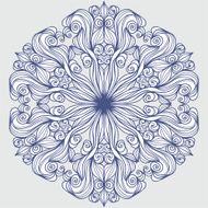 Design element round pattern