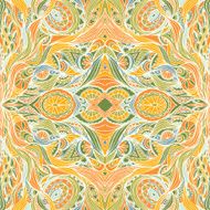 Seamless abstract hand-drawn pattern wavy background N6