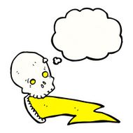 crazy cartoon skull N9