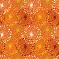 Orange grunge radial pattern