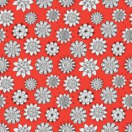 Doodle flowers pattern