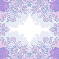 lilies purple scarf