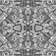 Hand drawn seamless pattern N87