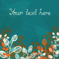 Floral background with a space for text N3