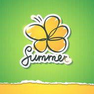 summer illustration vector eps 10 N4
