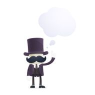 funny cartoon illusionist