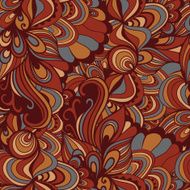Seamless wave hand-drawn pattern N103