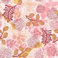 Vector seamless floral pattern N216