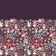 Seamless floral ornament N9