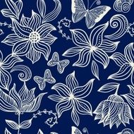 Abstract floral seamless pattern N5
