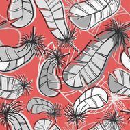 Seamless pattern of feathers N2