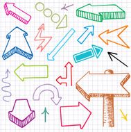 Doodle arrows N22