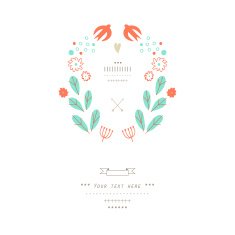 Vintage Save the date card