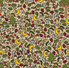 Seamless forest pattern N5