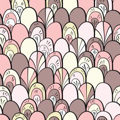 seamless pattern of fish scales N4