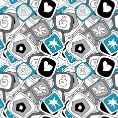 Patchwork seamless pattern