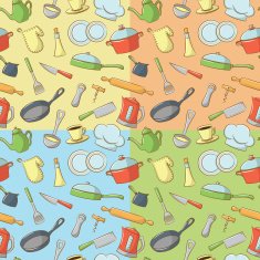 Kitchenware Seamless Pattern