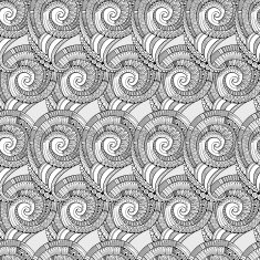 Vector spiral decorative pattern