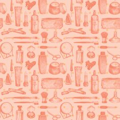 Cosmetics And Beauty Seamless Pattern Vector