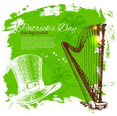 St Patrick's day background N16