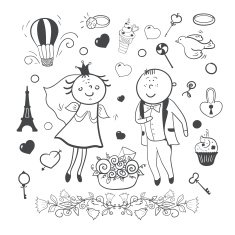 Romantic wedding collection