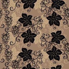 Seamless Floral Pattern with Hop N2