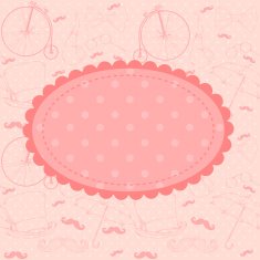 Romantic vintage Valentine invitation postcard N3