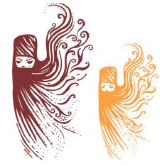 Eastern Women Vector illustration
