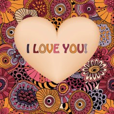 Vector Valentine's Greeting Card N3
