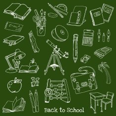Back To School Doodles N17