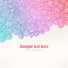 color abstract background with swirls
