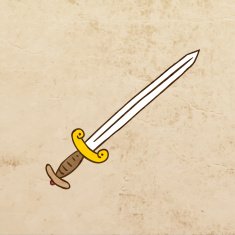 Sword on Grunge Background N4