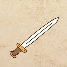 Sword on Grunge Background N5