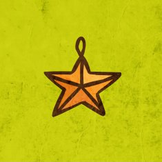 Star on Grunge Background N2
