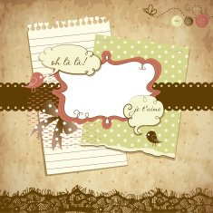 Cute scrapbook elements N7