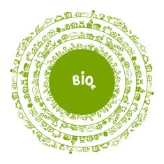 Green ecology concept circle frame for your design