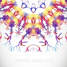 Abstract background with deer Antler N3