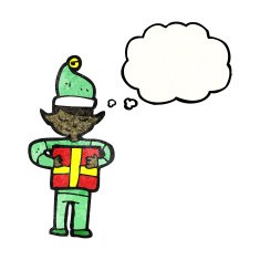 Cartoon Christmas Elf N148