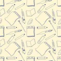 Notes seamless pattern