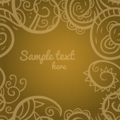 Abstract doodles background