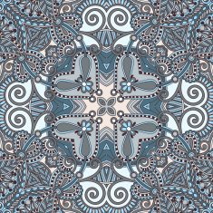 Traditional ornamental floral paisley bandanna N537