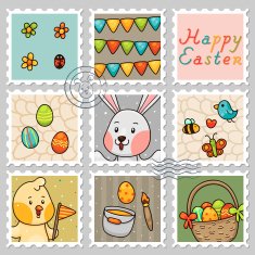 Easter stamps