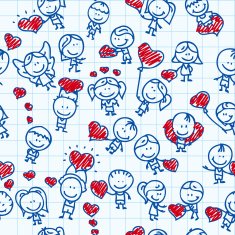 Love kids pattern N2