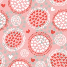 Romantic seamless pattern N22